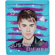 Justin Bieber 50" x 60" Paint Throw