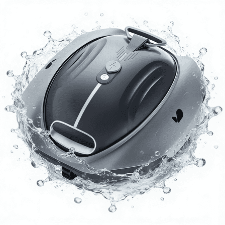 Bubot 300P Cordless Automatic Pool Cleaner Robot – Powerful Pool Vacuum with Superior Suction, DirtLock Tech, Self-Parking, LED Indicator, Fast Charging