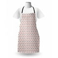 thumbnail image 3 of Modern Apron, Abstract Clove Flowers in Colorful Design Irregular Repetition Shadowy Style, Unisex Kitchen Bib with Adjustable Neck for Cooking Gardening, Adult Size, White Multicolor, by Ambesonne, 3 of 4