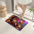 thumbnail image 4 of FCXZI Fast Absorption Flowers Home Diatom Mud Bath Mat 24x16in, 4 of 5