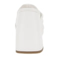 thumbnail image 3 of KENNETH COLE NEW YORK Womens White 1" Platform Ruched Padded Anika Open Toe Sculpted Heel Slip On Heeled Mules Shoes 5, 3 of 4