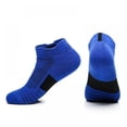 thumbnail image 1 of 6 Pack Men's Running Ankle Socks with Cushion, Low Cut Athletic Tab Socks, 1 of 8