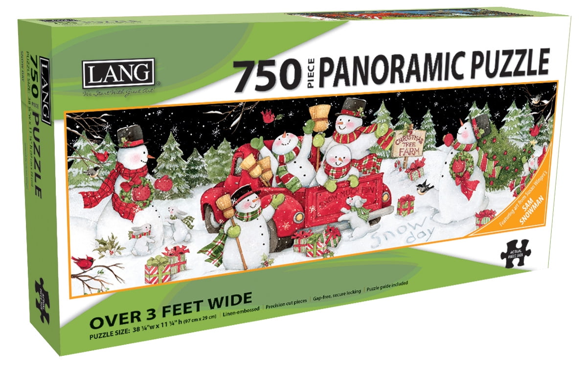 Lang Companies Slothiness 750pc Panoramic Puzzle 