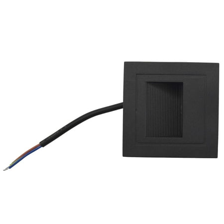 

Led Wall Lamp 3W LED Stair Light Step Light Recessed Buried Lamp Indoor Stairway Lamp Outdoor Hallway Waterproof Staircase Step Lights Black