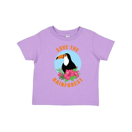 

Inktastic Save the Rainforest Toucan Illustration Gift Toddler Boy or Toddler Girl T-Shirt