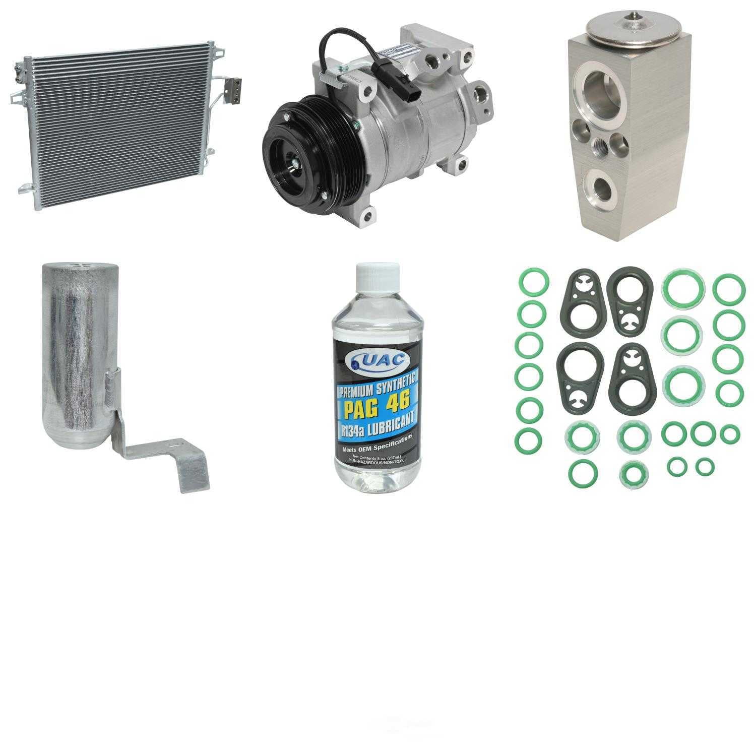 A/C Compressor and Component Kit -- Compressor-Condenser Replacement Kit Fits select: 2008-2010 CHRYSLER TOWN & COUNTRY TOURING, 2010 DODGE GRAND CARAVAN HERO