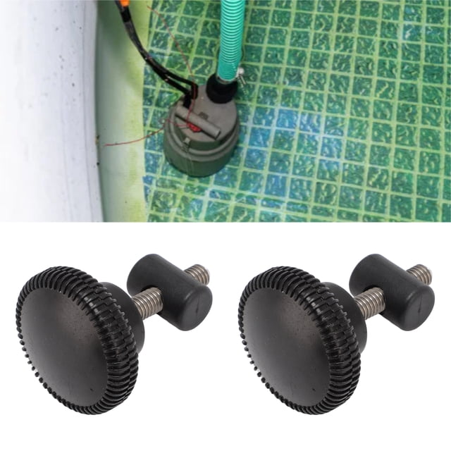 Pool Pump Swivel Knob Nut, Swivel Nut and Knob Replacement Easy Install ABS Sturdy 2pcs for Superpump