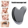 thumbnail image 4 of Herramientas de raspado Gua Sha de piedra de terahercios premium para masaje facial y corporal, mejora la circulación, reduce la hinchazón, drenaje linfático y reduce las arrugas. Masajeador Gua Sha., 4 of 8