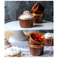 thumbnail image 1 of stanreset 100Pcs /Set Muffin Paper Cups Double-sided Aluminum Foil Cupcake Wrapper Baking Tools, 1 of 5
