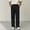 Black, variant on Men's Casual Baggy Dress Pants Pleated Wide Leg Relaxed Fit Slacks Expandable Waist Work Suit Trousers Zipper Fly Beige