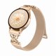 thumbnail image 1 of Chenchen Floral Metal Band Compatible with Galaxy Watch 7 Band 6 5 4 FE Active 2 40mm 44mm/Galaxy Watch 5 pro 45mm, 20mm Magnetic Strap for Samsung Watch Bands Women Stainless Steel Milanese Loop, 1 of 1
