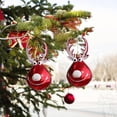 thumbnail image 3 of 2 piezas Bolas de árbol de Navidad colgante decoración Elk rojo Sunnimix Bolas colgantes de árbol, 3 of 7