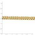 thumbnail image 5 of The Black Bow 8.5mm, 14k Yellow Gold, Solid Beveled Curb Chain Necklace, 24 inch, 5 of 9