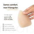 thumbnail image 2 of NEATS Triangle Silicone Adhesive Nipple Covers - 1 Pair (Caramel) - S/M, 2 of 9
