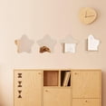 thumbnail image 4 of Small Decorative Wall Self Adhesive Shaped Mirrors - Set of 4, 4 of 8