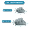 thumbnail image 4 of Arlee Slipper Oval Round Cuddler - Pet Dog Cat Bed - Covered Hooded - Calming Reduce Anxiety - Washable Easy Care - Small/Medium (choose your color), 4 of 6