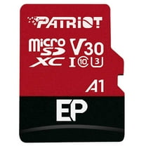 Patriot EP Series 64GB Micro SDXC V30 A1 UHS-I U3 4K UHD Memory Card with SD Adapter