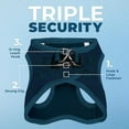 thumbnail image 3 of Voyager Step-In Air Dog Harness - All Weather Mesh Step in Vest Harness for Small and Medium Dogs by Best Pet Supplies - Harness (Blue), XXX-Small, 3 of 6