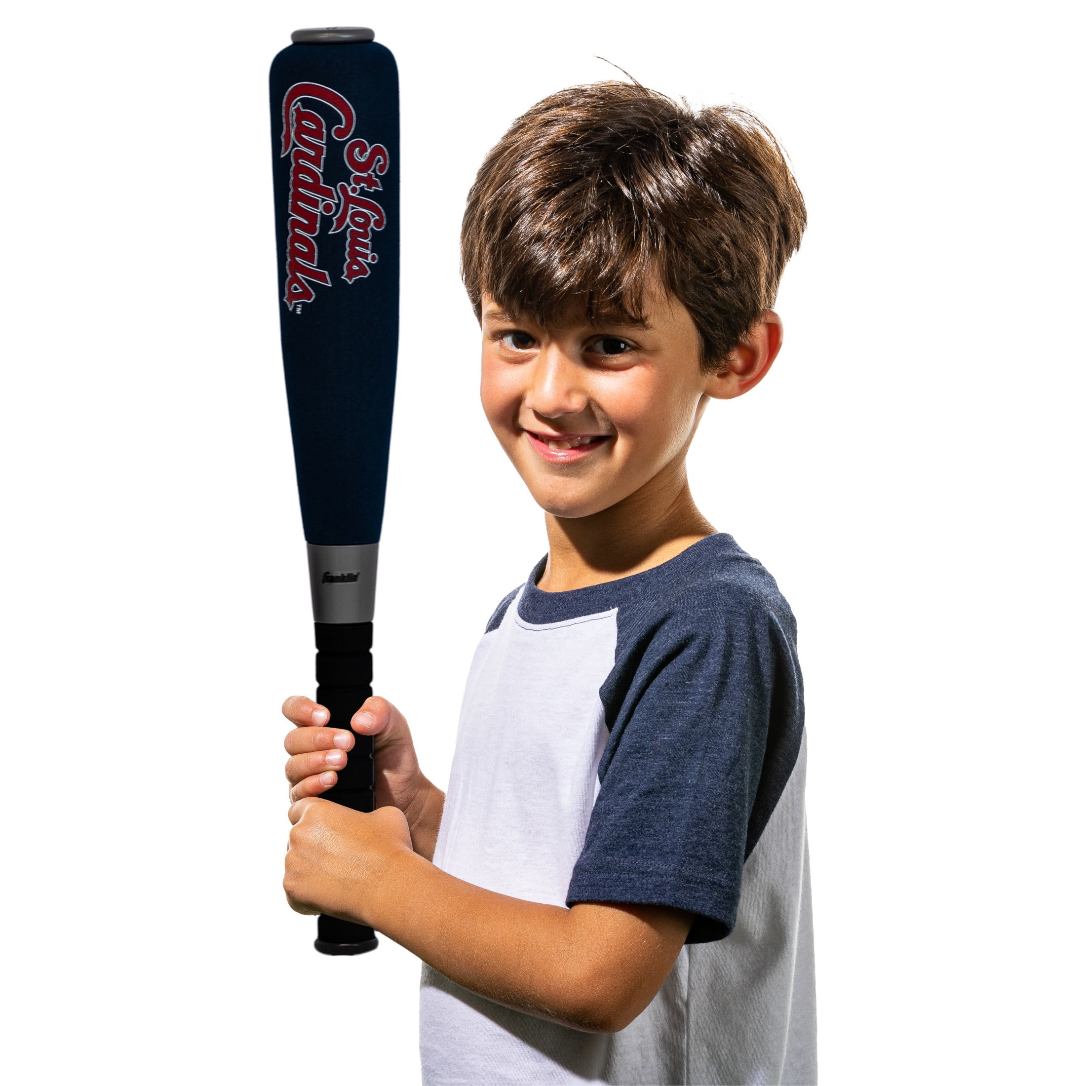Franklin Sports MLB St. Louis Cardinals Foam Bat + Ball Set, 21 in