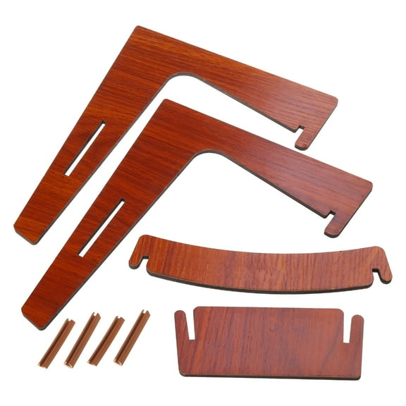 SIEYIO Wood Guitar Stand Folding Wood Ukulele Stand, Portable Instrument Stand, L-Frame