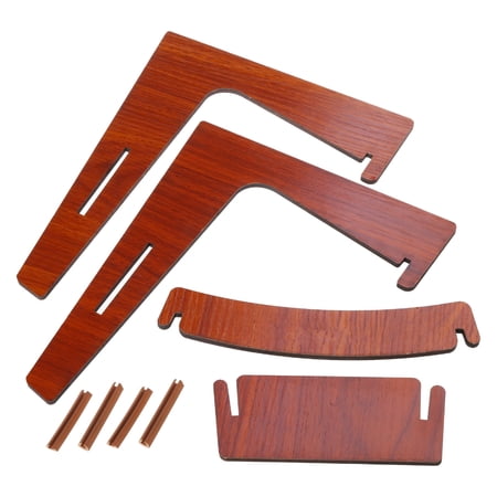 SIEYIO Wood Guitar Stand Folding Wood Ukulele Stand, Portable Instrument Stand, L-Frame