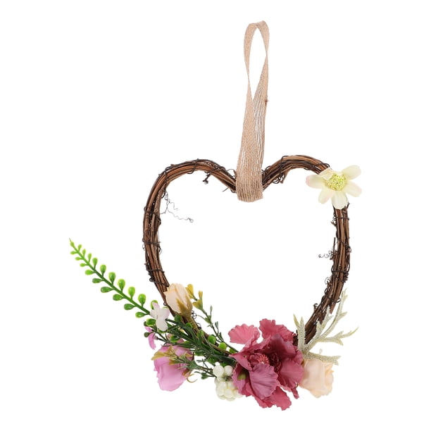 KAKOWELY Guirnalda de corazones de amor para bodas, guirnalda para colgar en la pared o la puerta, decoración para fiestas de bodas