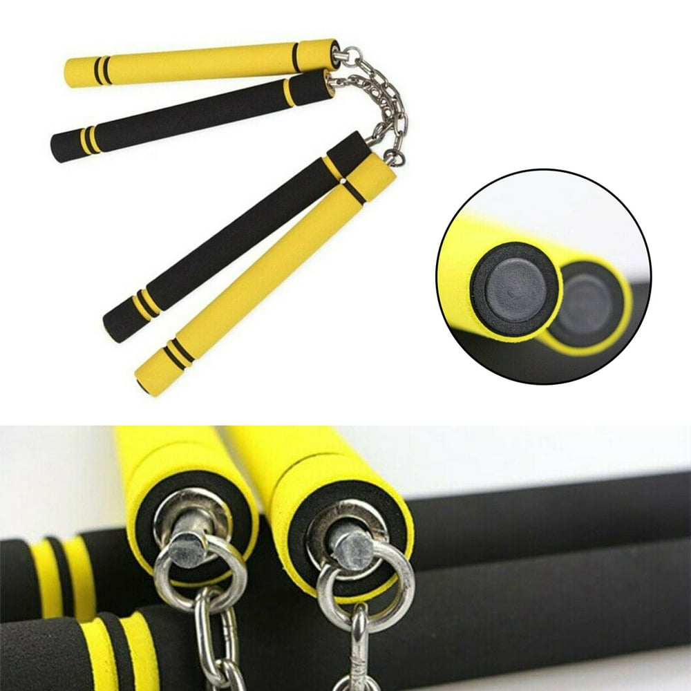 Safe Foam Rubber Training Nunchakus, for Kids Beginners, Martial Arts