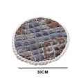 thumbnail image 2 of Cojín grueso y cómodo para silla de cocina CHEPIHG cojín redondo de felpa, 2 of 5