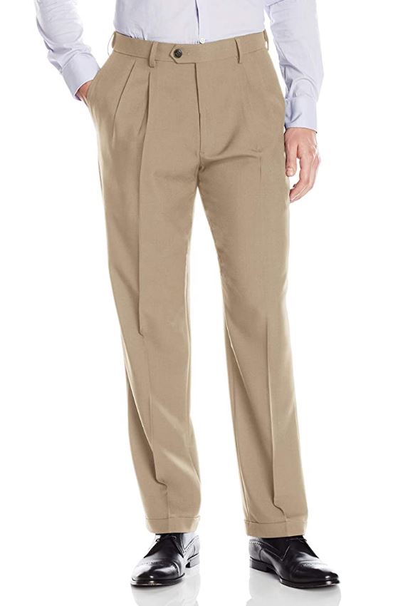 Haggar Men's eCLo Stria Expandable 