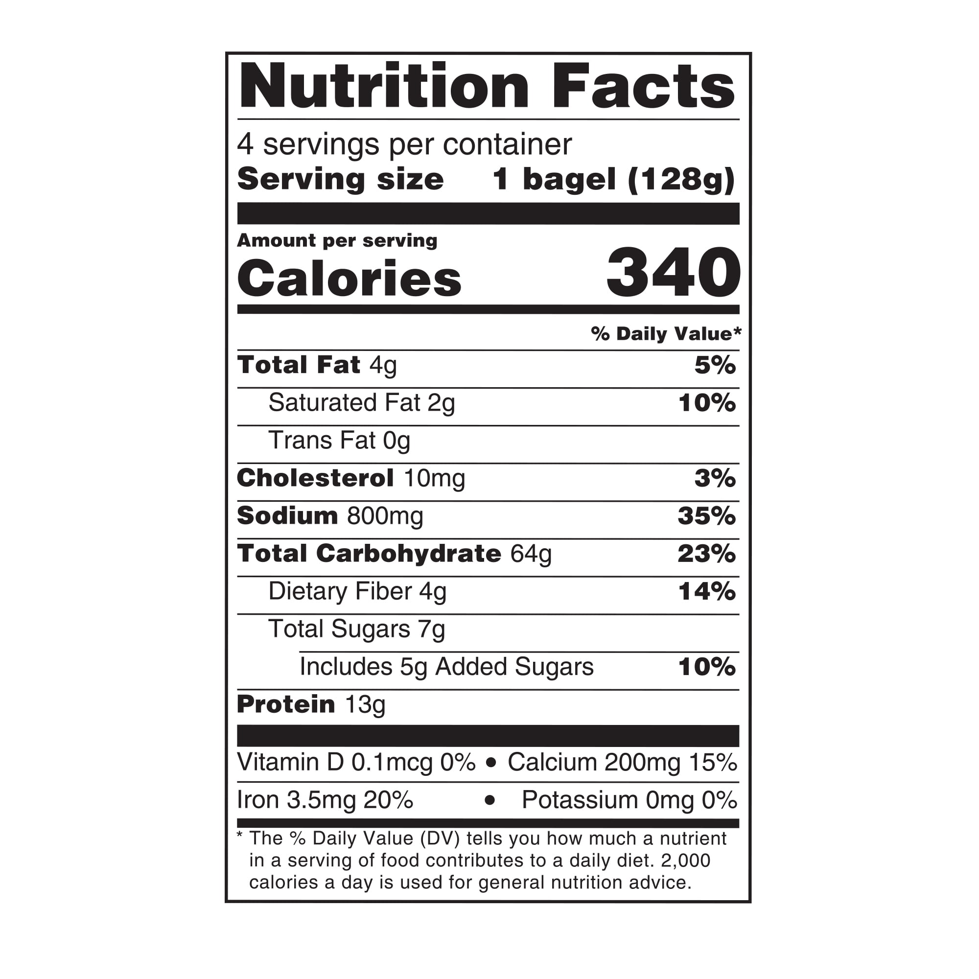 Marketside Fresh Jalapeno Cheddar Bagels, Wheat and Barley Flour, Shelf-Stable, 18 oz, 4 Count