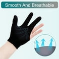 thumbnail image 7 of 22 Pieces Billiard Gloves Three Finger Cue Shooter Pool Gloves Sport Gloves for Women & Men Both Left and Right Hand (Black), 7 of 7