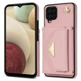 thumbnail image 2 of Dteck for Samsung Galaxy A12 5G Wallet Case with Crossbody Lanyard, PU Leather Card Holder Purse Shockproof Phone Cover for Samsung Galaxy A12 5G,Pink, 2 of 5