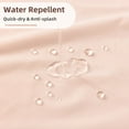 thumbnail image 5 of Yiannan Waterproof Fabric Shower Curtain Liner with 3 Magnets,72x72inch,Blush Pink, 5 of 7