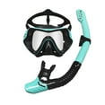 thumbnail image 1 of Swimming for Pool Diving Goggles Snorkeling with Two Breathing Tubes Large Frame Silicone Lens Men Women, 1 of 7