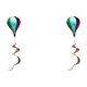 thumbnail image 1 of Globo Aerostático Wind Spinner Rainbow Molino Viento Giratorio (lentejuelas), 1 of 6