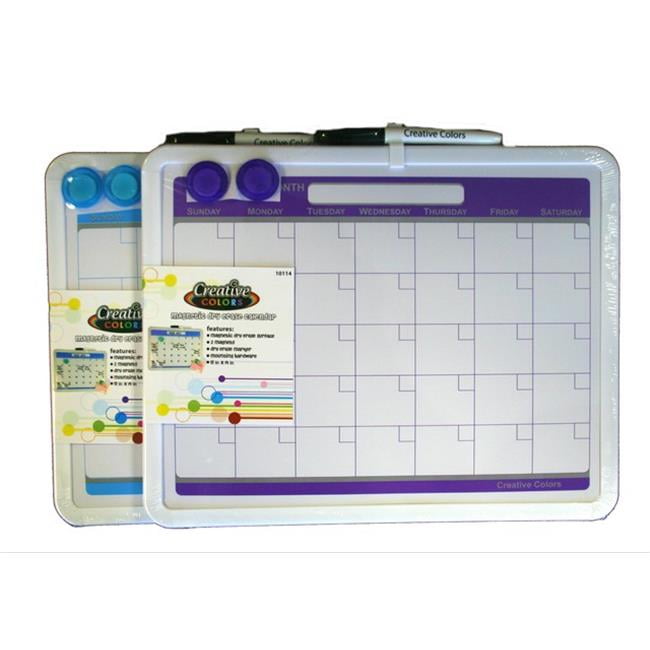 YDB 11 X 14 in. Dry Erase Calendar Board with Plus