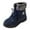 Blue, variant on Snow Boots for Women Wide Width, Winter Shoes for Women 2025 Boots, Orthotic Technology, Zip, Rain, Almond Toe, Outdoor Wear, Grey, Size 7.5