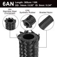 thumbnail image 3 of Universal Braided Fuel Line Hose AN6 305cm L, 3 of 7