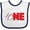 White and Navy, variant on Inktastic One with Baseball Baby's First Birthday Boys or Girls Baby Bib