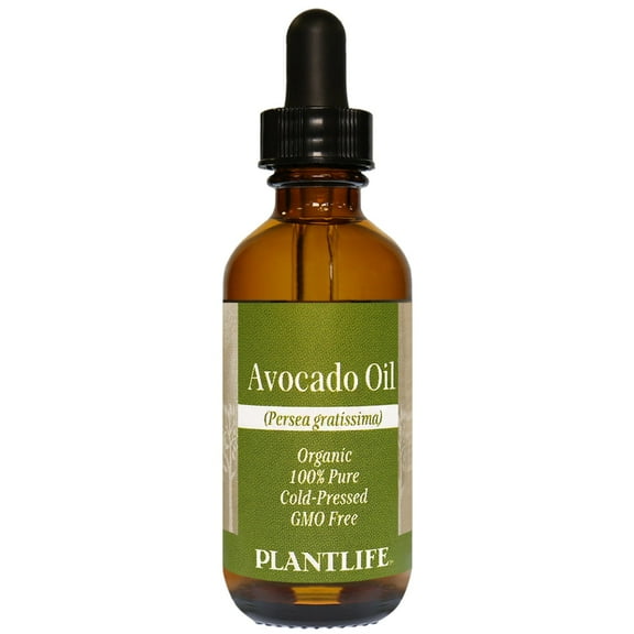 Plantlife Avocado Carrier Oil - Cold Pressed, Non-GMO, and Gluten Free Carrier Oils - for Skin, Hair, and Personal Care - 2 oz