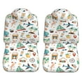 thumbnail image 4 of Haiem Travel1 Printed Car Seat Covers Set of 2, Universal Fit Car Seat Covers,Protective Seat Covers,Comfortable Car Seat Covers, Easy Installation Seat Covers, 4 of 9
