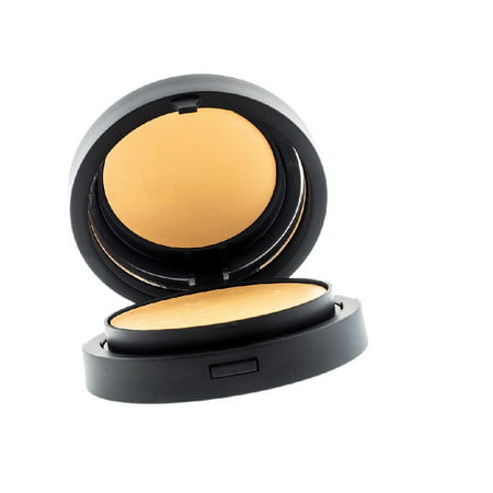 Youngblood Creme Powder Foundation Refillable Compact with Product-Warm Beige  0.25 oz / 7 (Best Cream Compact Foundation)