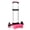 Hot Pink, variant on 7829 6 Wheels Backpack Trolley Foldable Trolley Cart with Telescopic Handle Luggage Travel Hand Cart for School Bags Backpack