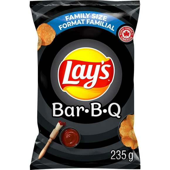 Lay's Bar-B-Q flavoured potato chips, 235g