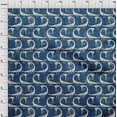 thumbnail image 6 of oneOone Cotton Poplin Twill Blue Fabric Abstract Bird Fabric For Sewing Printed Craft Fabric By The Yard 56 Inch Wide-U0, 6 of 6