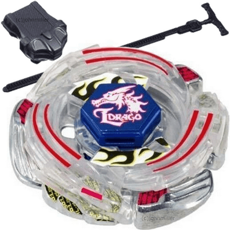 Lightning L-Drago Metal Fusion 4D Beyblade STARTER SET w/ Launcher & Ripcord