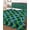 Dark Green, variant on Twin Quilt Bedding Set, Vintage Green Check Reversible Summer Quilt 3 Pieces, Geometric Tartan Plaid Ethnic Lightweight Bedspreads Coverlets with 2 Pillow Shams for All Seasons