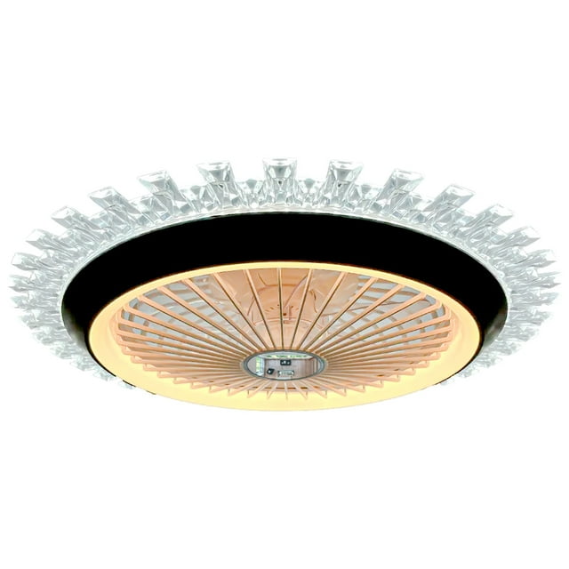 Ventilador de Techo Prisma Luz LED 6 Velocidades Control Remoto.