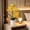 Yellow, variant on Artificial Phalaenopsis Orchid Potted Plant, 15.8in Blue Fake Orchid with White Pot, Realistic Faux Flower Arrangement for Home and Office Decor
