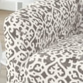 thumbnail image 2 of Great Bay Home Stretch Velvet-Plush Washable Sofa Slipcover (Sofa, Dark Grey – Snowflake), 2 of 4